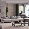 Современная ткань диван L -образная гостиная диван